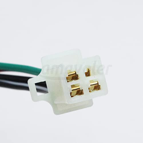 4 Wire 4 pin Ignition Key Switch Fit for Go Kart ATV Quad Dirt Bike Scooter Motorcycle. Perfect Replacement Accessories.