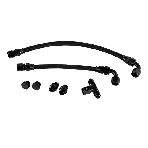 -8AN to 8 ORB Fuel Rail Manifold Crossover Kit for LS1 LS6 LS7 LM7 Engine