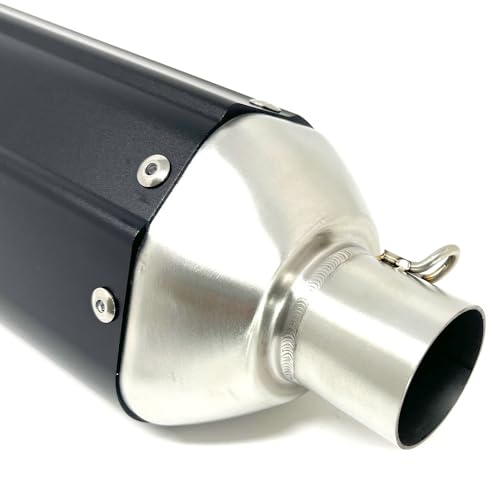 MMG Exhaust System Muffler, GY6 125cc/150cc, Black Finish