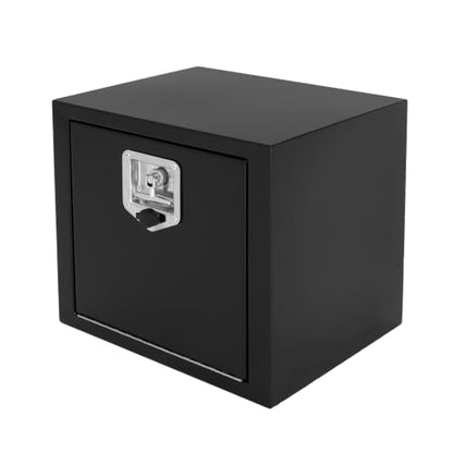 18"X14"X16" Black Underbody Steel Truck Tool Box Storage - size: 18"x14"x16"