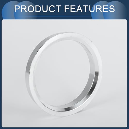 Hub Centric Rings, 56.6mm ID to 67.1mm OD Vehicle Wheel Hubrings Aluminum Alloy, 4 Pcs - size: 56.6mm to 67.1mm