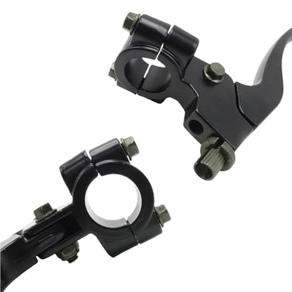 Black Left Right 22mm 7/8" Universal Clutch Brake Handle Levers Perch for CRF50 CRF70 CRF80 CRF100 CRF150 XR50 XR80 XR100 Xtreme 125cc Chinese 110cc Pit Dirt Motor Bike Motocross