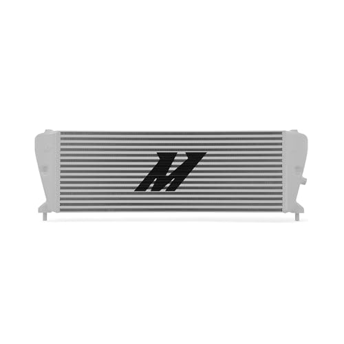 Mishimoto MMINT-RGR-11KSLBK Performance Intercooler Kit, Compatible With Ford Ranger 3.2L Diesel 2011+, Silver Intercooler, Black Pipes