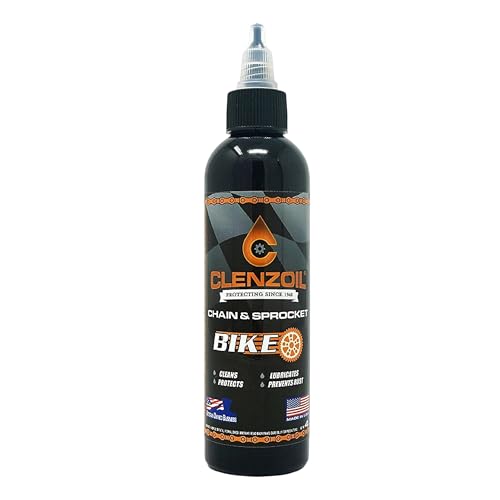 Clenzoil Chain & Sprocket CLP - 4 oz Bottle, Wet & Dry Lube Performance - size: 4 oz Bottle