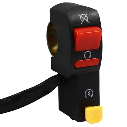 12V 7/8" Left Universal Handlebar Switch