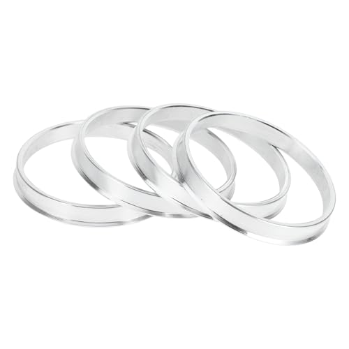 Hub Centric Rings, 67.1mm ID to 72.6mm OD Vehicle Wheel Hubrings Aluminum Alloy, 4 Pcs - size: 67.1mm to 72.6mm