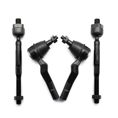 Front Inner & Outer Tie Rod Ends Kit for Nissan 350Z 2003-2009 - size: EV80279 ES80579 ES80578