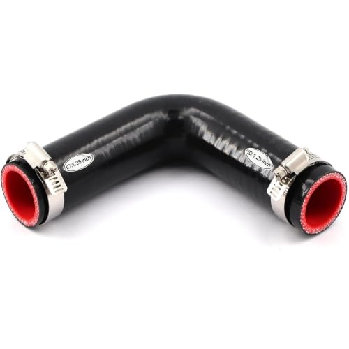 90 Degree Elbow Coupler Silicone Hose 4-Ply ID 1 1/4-Inch(32mm) - size: 1.25 Inch
