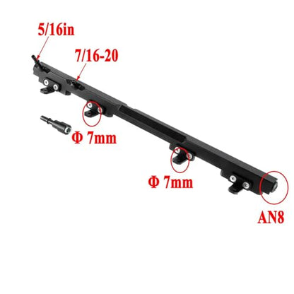 Billet Aluminum Fuel Rail for 1997-2001 Jeep Wrangler TJ/Cherokee XJ 4.0L Aluminum Billet Fuel Rail
