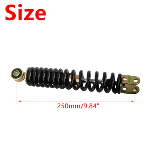 Minho Motorcycle 250mm Rear Shock Assembies Fit for Taotao 50cc - size: 250mm