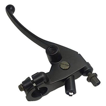 7/8" 22mm Left Clutch Brake Lever Perch With Mirror Mount For Motorcycle Mirror Base Mount