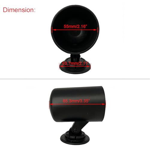 Universal 52mm 2" Single Gauge Pod Dash Swivel Mount Holder Fits for Automotive Replacement Housing Pods Meter Cup (Extra Large) - size: X-Large