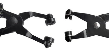 3Pcs Hose Clamp Pliers Kit, Long Reach Wire Spring Hose Clamp Plier Wire Long Clip Removal Tool, 45 Degree Angled Hose Clamp Plier, Flat Band Hose Clamp Plier for Automotive Coolant Radiator