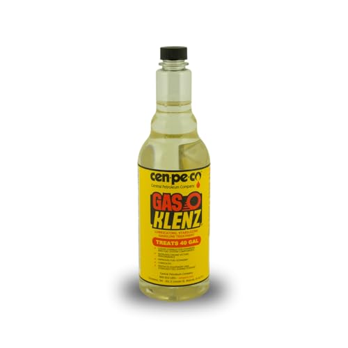 Gas O Klenz Gasoline Treatment | Fuel System Cleaner | Cleans Combustion Chambers & Fuel Injectors | Lubricates | Treats 40 Gallons | (16 Ounces)