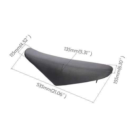 CRF70 XR70 Plastic Fairing Fender Kit with Tall Gripper Seat, 7PCS Body Plastics Set for CRF70F 110cc–250cc Dirt Pit Bike (White) - color: White Fender Fairing