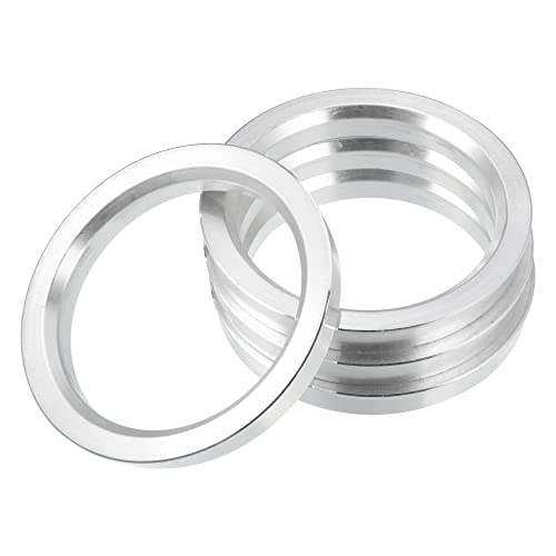 X AUTOHAUX 4pcs OD 83.1mm to ID 66.1mm Aluminium Alloy Hub Centric Rings - size: 66.1mm
