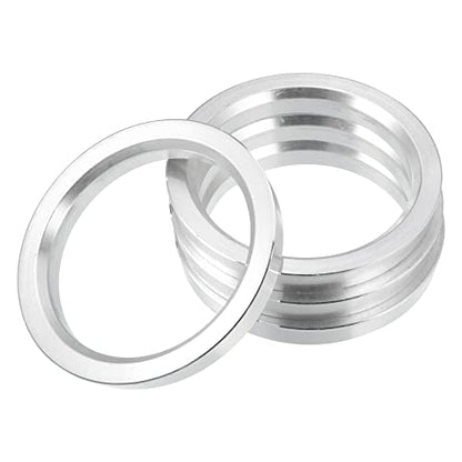 X AUTOHAUX 4pcs OD 83.1mm to ID 66.1mm Aluminium Alloy Hub Centric Rings - size: 66.1mm