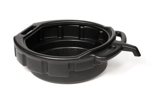 4Galln Oil Drain Pan W/1' - style: Black