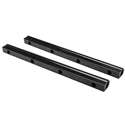 Billet Fuel Rail Kit Compatible with LS LS1 LS2 LS3 LS6 Stock Intake Manifold 6AN+Hardware