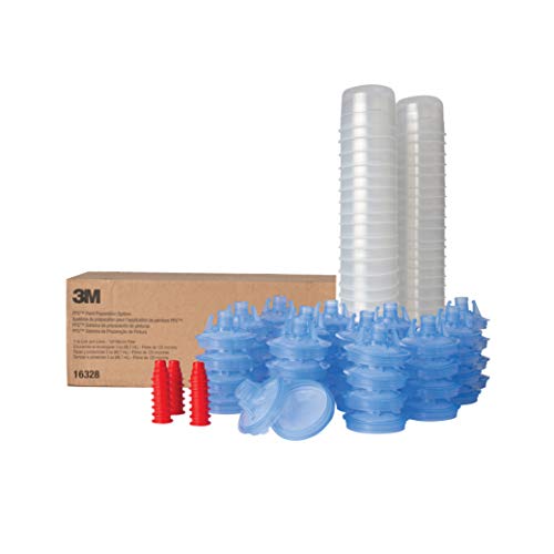 3M PPS (Original Series) Paint Spray Gun Cup Lids and Liners Kit, 16328