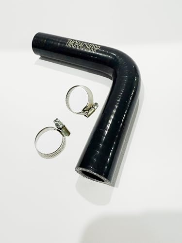 5/8"ID Heater Hose 4''x4" Long LS Swap For LS1 LS3 LQ4(Black) - color: Black