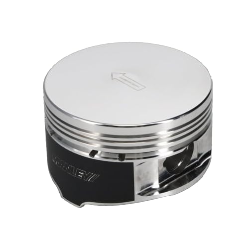 Manley 594020C-8 Piston Kit Set (Ford 4.6L/5.4L (3Valve) Flat Top Forged Aluminum 3.572in Bore 0cc Dome), 1 Pack
