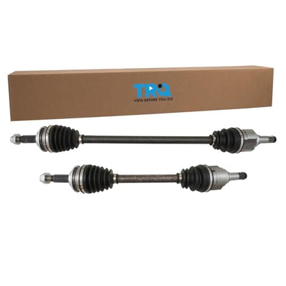 TRQ Front Driver and Passenger Side CV Axle Assembly Set 2 Piece - style: CSA70759