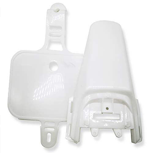 CLEO Plastics Kit with Black Seat for CRF50 XR50, Chinese 50cc Dirt Pit Bike,Fenders Fairings Replacement Plastic with Seat(white)