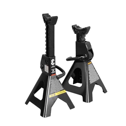 Big RED AT43202BR-1 Torin Steel Jack Stands: 3 Ton (6,000 lb.) Capacity, Black, 1 Pair - size: 3t basic