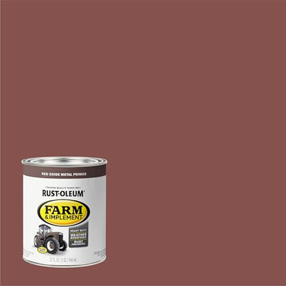 Rust-Oleum Farm & Implement Red Oxide Metal Primer Paint - color: Red Oxide Metal Primer, size: 32 Ounce (Pack of 2)