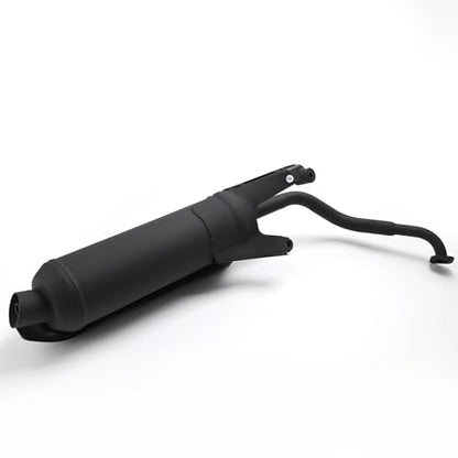 Minho Muffler Exhaust Header Tail Pipe Fits for Gy6 125cc 150cc TaoTao Vitacci Spark Zoom 150 Gas Engine Scooters Ideal for Moped Gator 150 f2 Riders