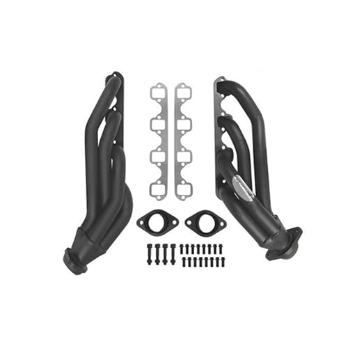 Scott Drake Black Shorty Headers Compatible with 1964-1970 Ford Mustang, Model C5ZZ-9430-BK-SH