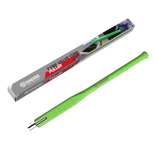 SUNSOUL 2-in-1 Tire Valve Stem Puller, 12 Inch Valve Stem Removal Tool
