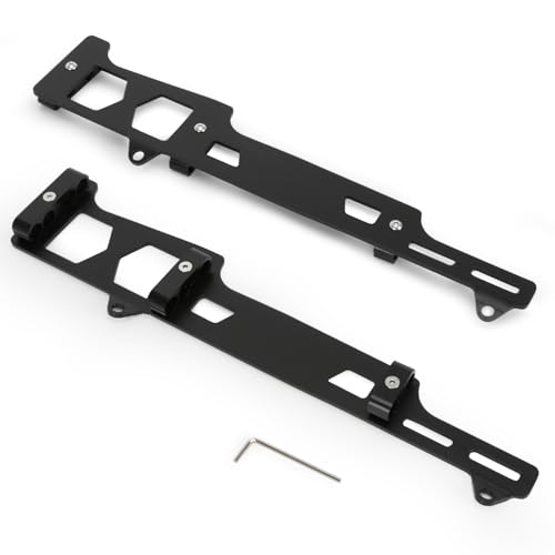 Spark Plug Wire Loom Holders Compatible with Chevy 350 Small Block SBC - color: black