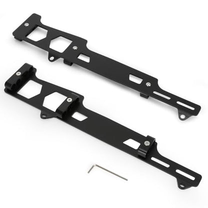 Spark Plug Wire Loom Holders Compatible with Chevy 350 Small Block SBC - color: black
