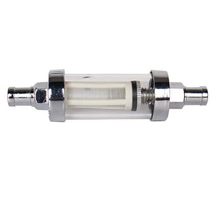 CarBole 9748 Universal 3/8" Inlet/Outlet Fuel Filter Clear View 5 Pack - size: 5PCS Of 3/8" Inlet/Outlet