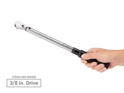 TEKTON 3/8, 1/2 Inch Drive 90-Tooth Dual-Direction Micrometer Torque Wrench Set with Cases, 2-Piece (10-100 ft-lb, 40-200 ft-lb) | TRQ95904 - size: 3/8, 1/2 in.