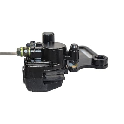 PRO BAT 12mm Hydraulic Rear Disc Brake Caliper Assembly + Pad Assembly - color: Black Brake Assembly, size: 12mm Brake Caliper Assembly