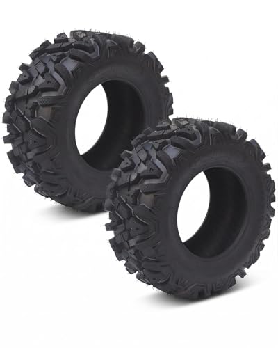 Garvee 24x8-12 Atv Tires - All Terrain, Utv Off-Road, Set of 2, Tubeless - size: 24x8-12, style: Pattern A
