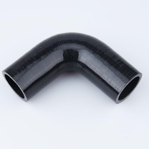 AC PERFORMANCE ID 1.35" 90° Degree Elbow Silicone Hose Coupler Black - color: Black, size: ID 1.35" (35mm)
