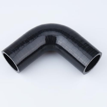 AC PERFORMANCE ID 1.35" 90° Degree Elbow Silicone Hose Coupler Black - color: Black, size: ID 1.35" (35mm)
