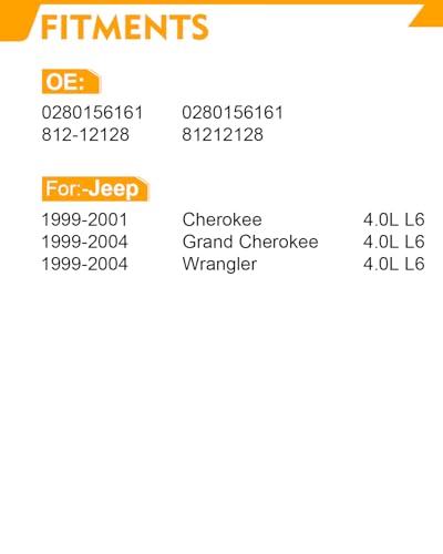 0280156161 Fuel Injectors Fit for:-Jeep 1999-2001 Cherokee