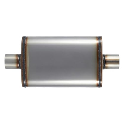 Exhaust Muffler Universal 409 Stainless Straight-Through Performance Muffler for Cars Trucks, 2.5" Inlet/Outlet, Overall Length 20" - size: 2.5" Inlet/Outlet