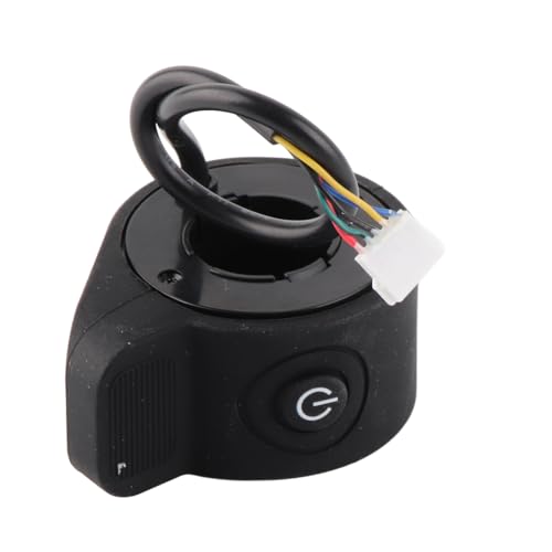 Yosoo Health Gear Electric Scooter Throttle Accelerator, Scooter Throttle Speed Control, Electric Scooter Thumb Throttle ABS Single Button Electric Scooter Throttle Speed Control for