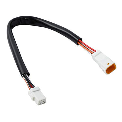 TCT-MOTORPARTS 10" Electronic Throttle Handlebar Wire Extension Fit For Harley Touring Street Electra Road Glide Ultra Limited Freewheeler 2017-2023 - size: 10" Handlebar Wire Extension