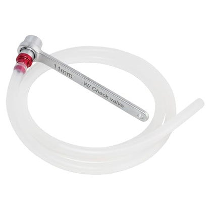 FIRSTINFO 11mm Mini Brake Bleeder Wrench with Check Valve & Hose - size: 11mm