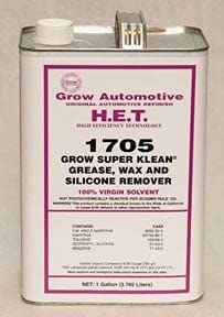 Super Klean Wax, Grease, and Silicone Remover, Gallon (GRO-1705-1)