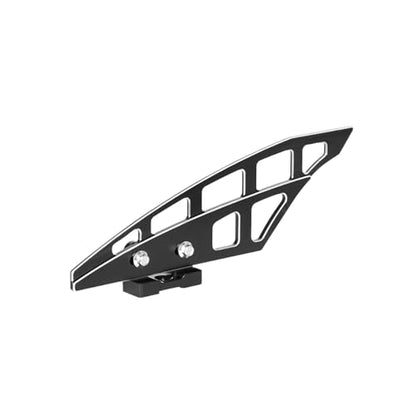 KLR650 Rear Chain Guard Cover Protector Motorcycle Chain Cover Aluminum Compatible with KLR 650 2008-2018 Black - color: 132 black