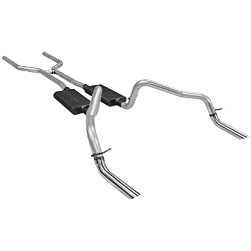 Flowmaster 17149 American Thunder Crossmember-Back 2.5 Inch Aluminized Steel Exhaust Kit Compatible with 1970-1974 Chevy Camaro and Pontiac Firebird with V8 engine