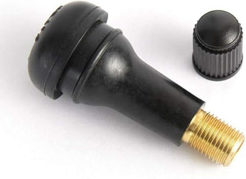 BLACKHORSE-RACING 100PCS TR413 Rubber Snap-in Tire Valve Stem - size: TR413-100pcs